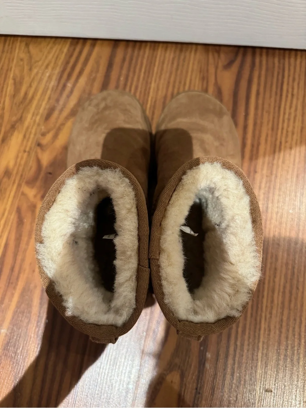Women’s Uggs Cozy Shearling Ankle Boots in Chestnut